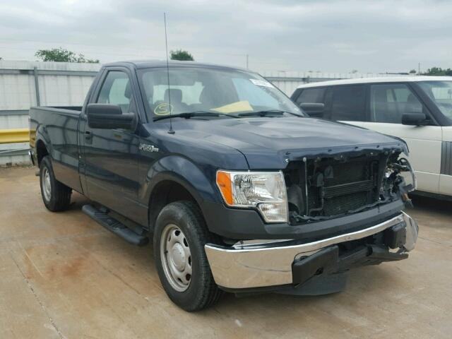 1FTMF1CM5DKD30411 - 2013 FORD F150 BLUE photo 1