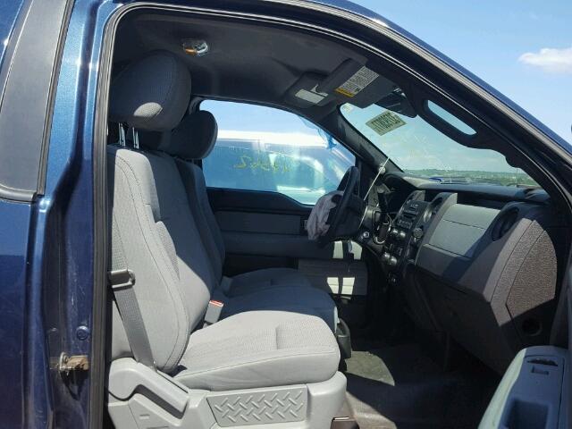 1FTMF1CM5DKD30411 - 2013 FORD F150 BLUE photo 5