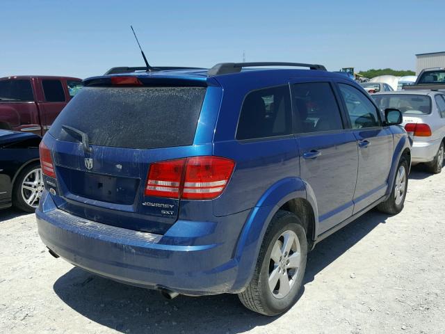 3D4PG5FV0AT257015 - 2010 DODGE JOURNEY SX BLUE photo 4