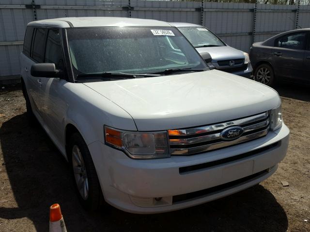 2FMDK51C59BA11701 - 2009 FORD FLEX SE WHITE photo 1