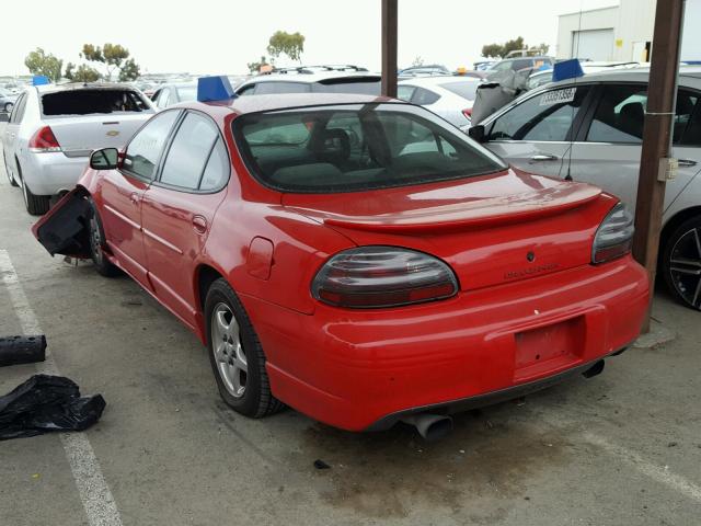 1G2WP52K5WF202229 - 1998 PONTIAC GRAND PRIX RED photo 3