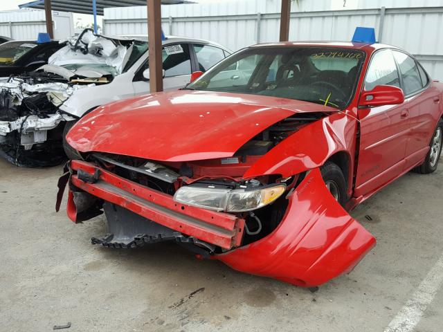 1G2WP52K5WF202229 - 1998 PONTIAC GRAND PRIX RED photo 9