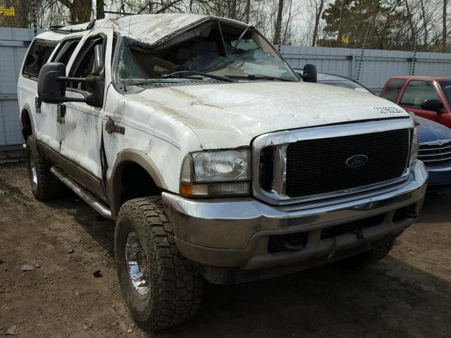 1FMSU43F22EB97422 - 2002 FORD EXCURSION WHITE photo 1