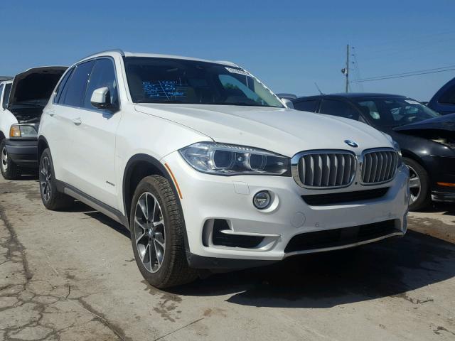 5UXKR6C5XG0J82341 - 2016 BMW X5 XDRIVE5 WHITE photo 1