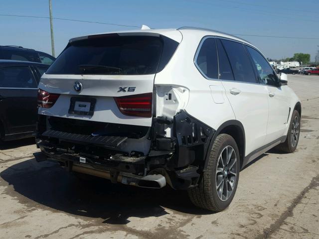 5UXKR6C5XG0J82341 - 2016 BMW X5 XDRIVE5 WHITE photo 4