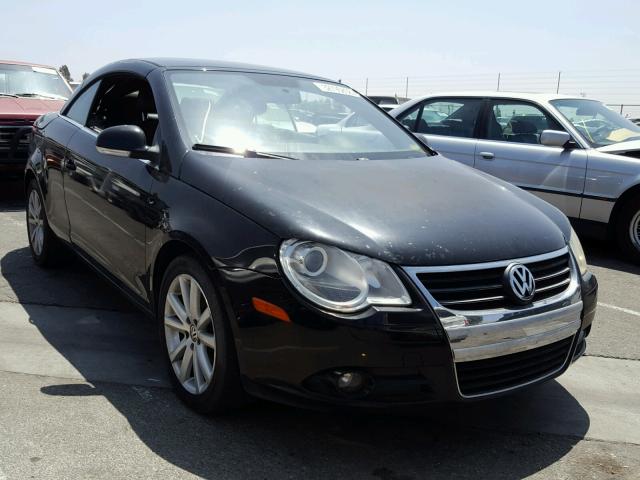 WVWBA71F97V020195 - 2007 VOLKSWAGEN EOS 2.0T BLACK photo 1