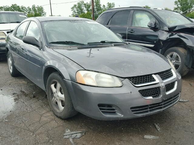 1B3EL46X34N249749 - 2004 DODGE STRATUS SX GRAY photo 1