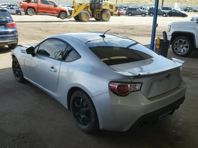 JF1ZCAC17D2613841 - 2013 SUBARU BRZ 2.0 LI SILVER photo 3