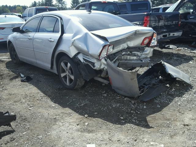 1G1ZC5E01CF119786 - 2012 CHEVROLET MALIBU 1LT 银色 照片 3