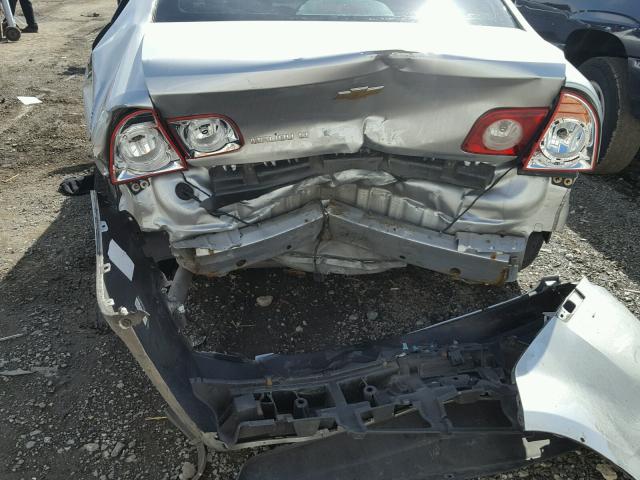 1G1ZC5E01CF119786 - 2012 CHEVROLET MALIBU 1LT 银色 照片 9