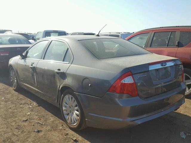 3FADP0L36AR133937 - 2010 FORD FUSION HYB GRAY photo 3