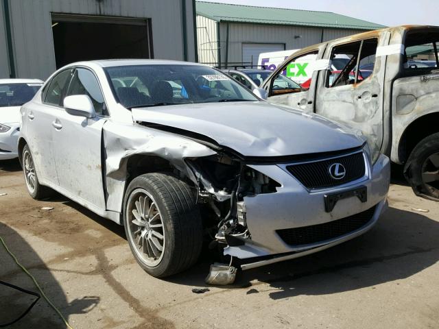 JTHCK262472013326 - 2007 LEXUS IS 250 SILVER photo 1