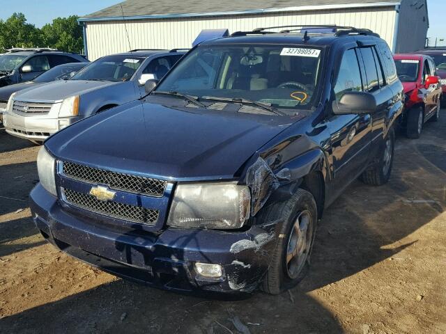 1GNDT13S482144900 - 2008 CHEVROLET TRAILBLAZE BLUE photo 2