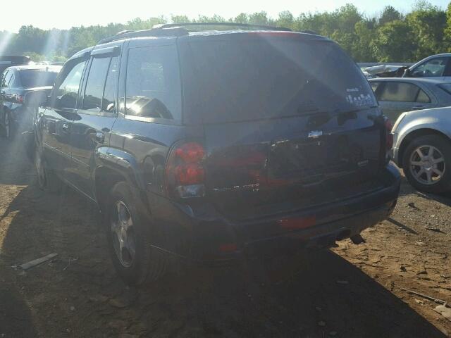 1GNDT13S482144900 - 2008 CHEVROLET TRAILBLAZE BLUE photo 3