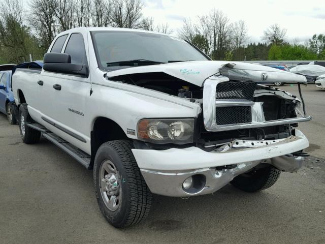 1D3KU28D04J109680 - 2004 DODGE RAM 2500 S WHITE photo 1