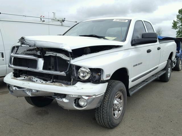 1D3KU28D04J109680 - 2004 DODGE RAM 2500 S WHITE photo 2