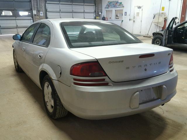 1B3EL46T35N556868 - 2005 DODGE STRATUS SX SILVER photo 3