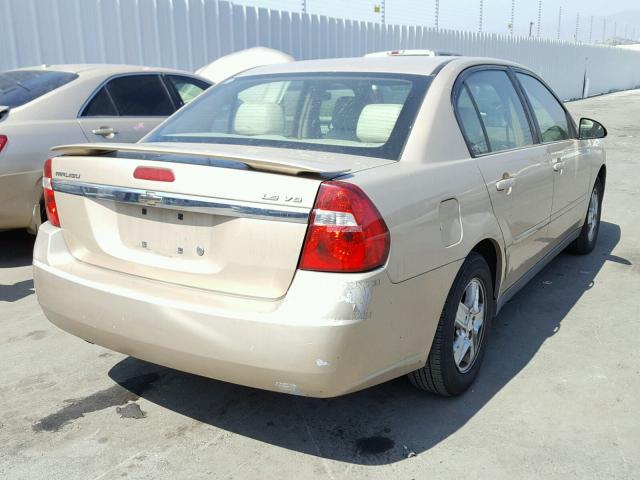 1G1ZT54835F288394 - 2005 CHEVROLET MALIBU LS Qızıl foto 4