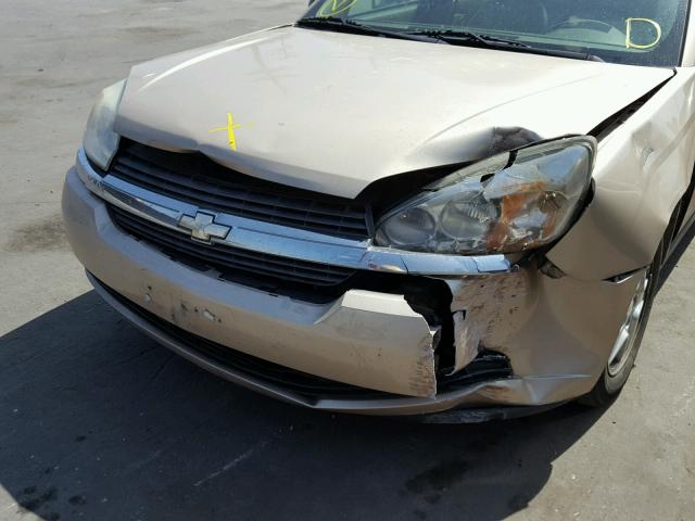 1G1ZT54835F288394 - 2005 CHEVROLET MALIBU LS Qızıl foto 9