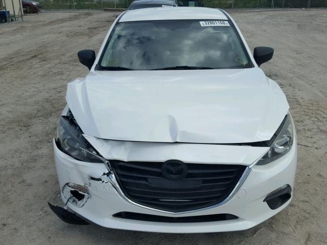 JM1BM1V7XE1172045 - 2014 MAZDA 3 TOURING WHITE photo 9