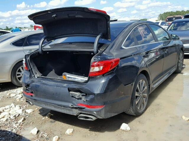 5NPE34AF6FH021440 - 2015 HYUNDAI SONATA SPO BLACK photo 4