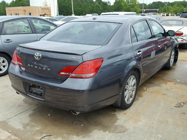 4T1BK36B39U345697 - 2009 TOYOTA AVALON XL GRAY photo 4