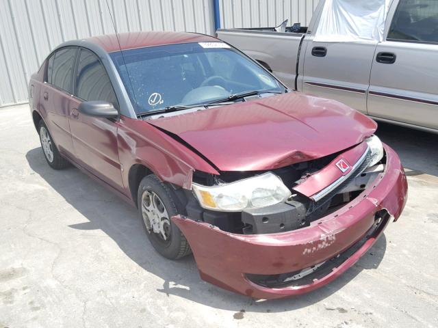 1G8AJ52F13Z154565 - 2003 SATURN ION LEVEL BURGUNDY photo 1
