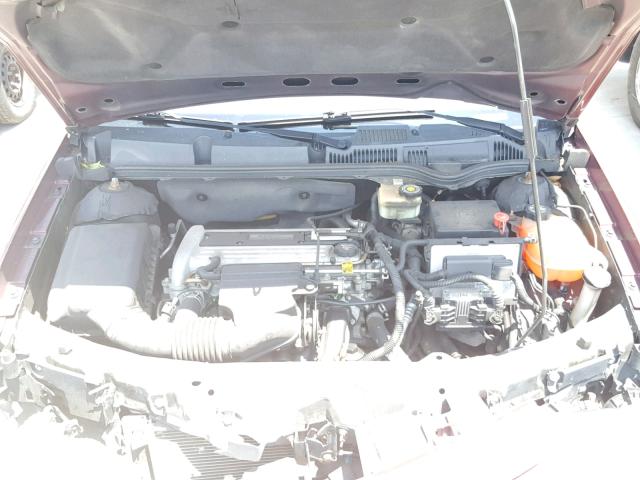 1G8AJ52F13Z154565 - 2003 SATURN ION LEVEL BURGUNDY photo 7