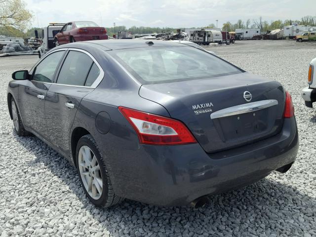 1N4AA5APXAC830825 - 2010 NISSAN MAXIMA S GRAY photo 3