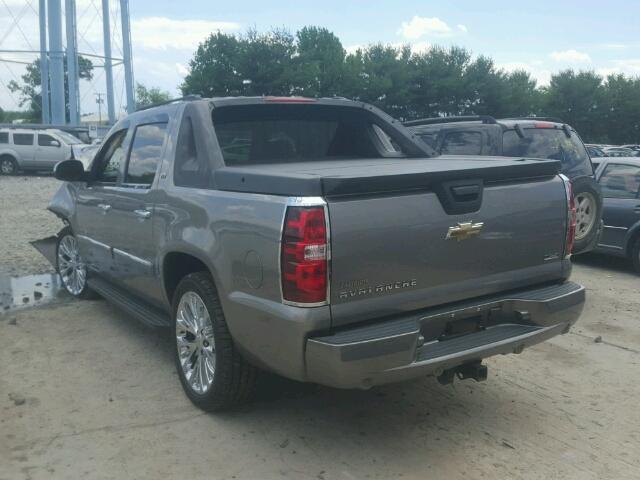 3GNFK12318G262125 - 2008 CHEVROLET AVALANCHE GRAY photo 3