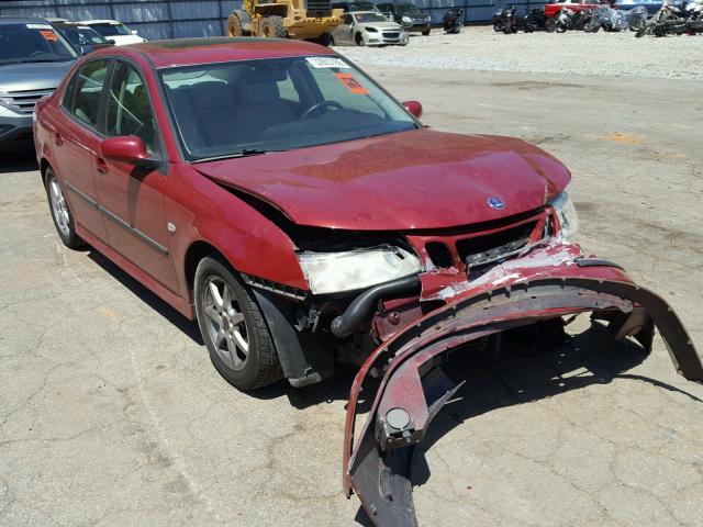 YS3FD49Y871108989 - 2007 SAAB 9-3 2.0T RED photo 1