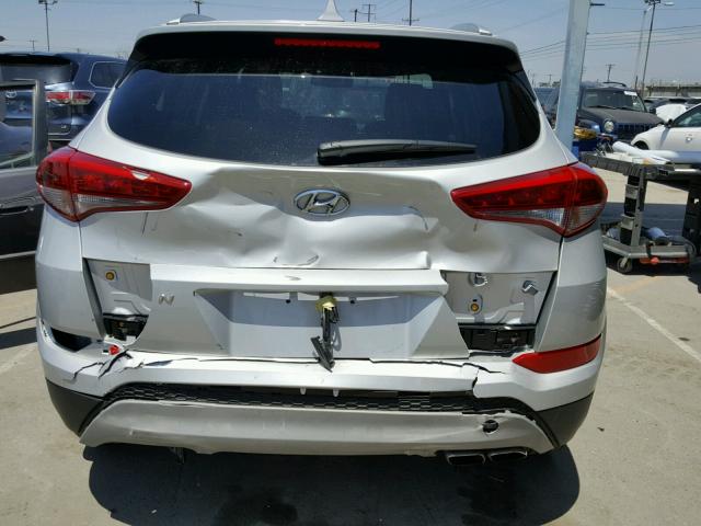 KM8J3CA21HU309148 - 2017 HYUNDAI TUCSON LIM SILVER photo 9