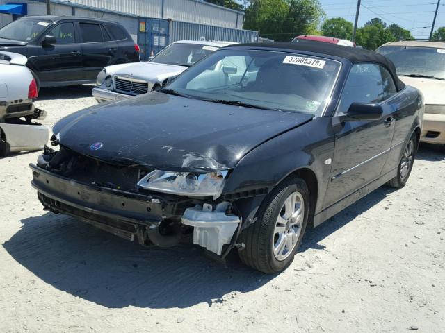 YS3FD79Y666110159 - 2006 SAAB 9-3 BASE BLACK photo 2