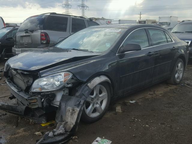 1G1ZB5E03CF267117 - 2012 CHEVROLET MALIBU LS BLACK photo 2