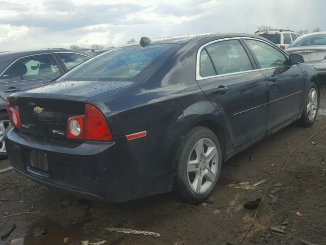 1G1ZB5E03CF267117 - 2012 CHEVROLET MALIBU LS BLACK photo 4