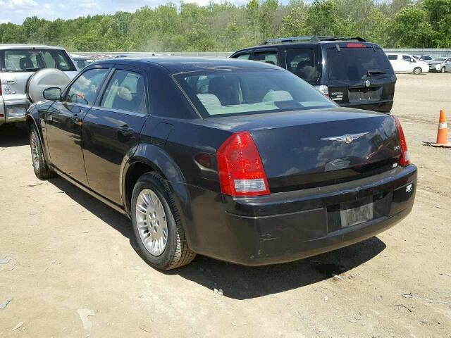 2C3LA43R67H668858 - 2007 CHRYSLER 300 BLACK photo 3