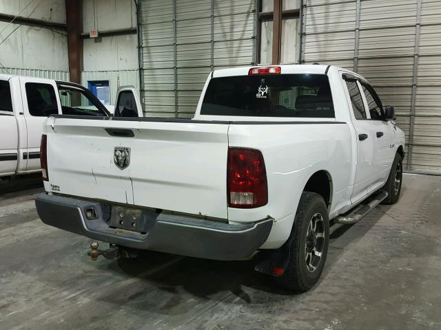 1D7RB1GK4AS126713 - 2010 DODGE RAM 1500 WHITE photo 4