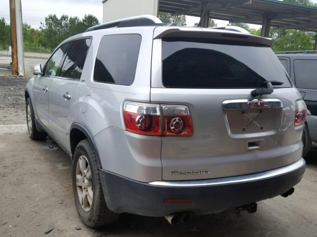 1GKER23D19J182440 - 2009 GMC ACADIA SLT ვერცხლისფერი ფოტო 3