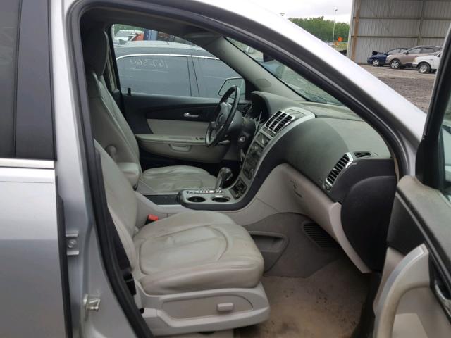 1GKER23D19J182440 - 2009 GMC ACADIA SLT ვერცხლისფერი ფოტო 5