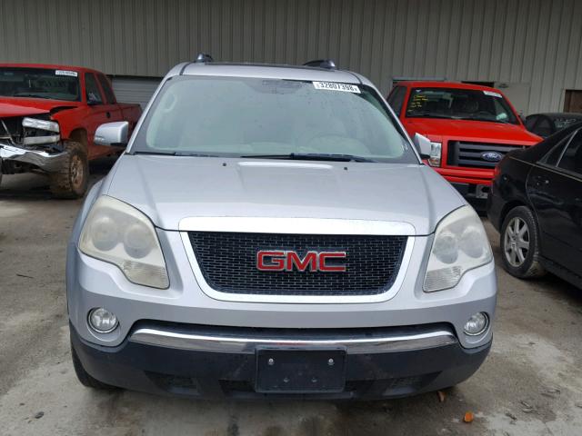 1GKER23D19J182440 - 2009 GMC ACADIA SLT SILVER photo 9