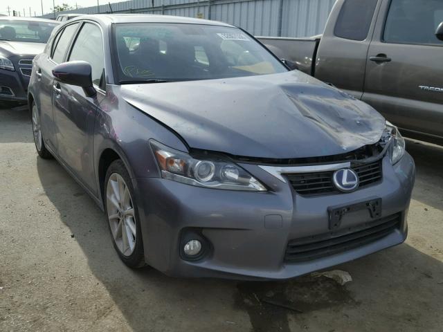 JTHKD5BH4D2167774 - 2013 LEXUS CT 200 GRAY photo 1