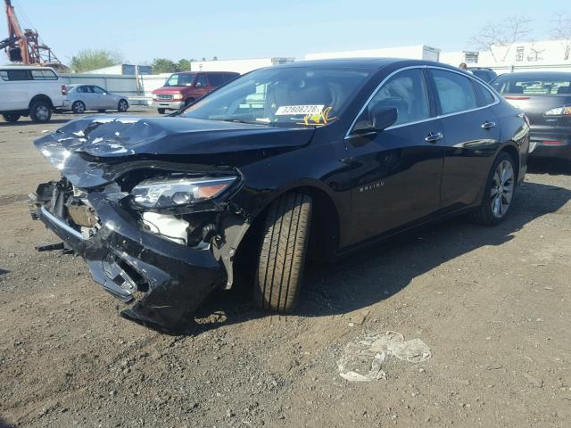 1G1ZH5SX1GF178698 - 2016 CHEVROLET MALIBU PRE BLACK photo 2