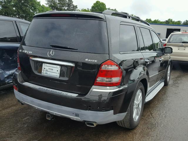 4JGBF22E38A384918 - 2008 MERCEDES-BENZ GL 320 CDI BLACK photo 4