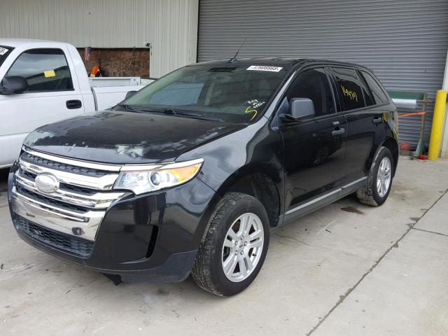 2FMDK3GC0BBA30903 - 2011 FORD EDGE SE BLACK photo 2