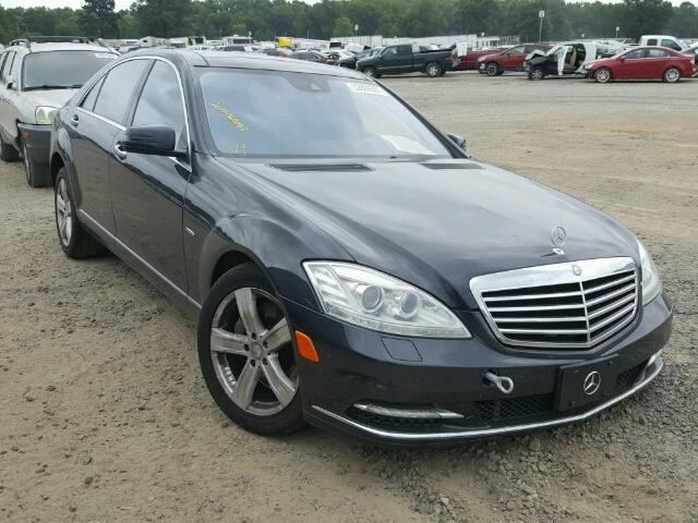 WDDNG9EB4CA447001 - 2012 MERCEDES-BENZ S BLACK photo 1