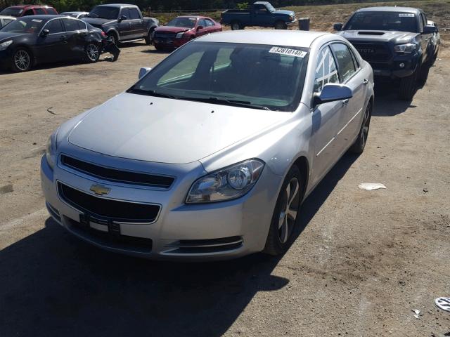 1G1ZC5E02CF186087 - 2012 CHEVROLET MALIBU 1LT SILVER photo 2