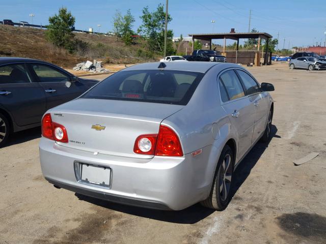 1G1ZC5E02CF186087 - 2012 CHEVROLET MALIBU 1LT SILVER photo 4