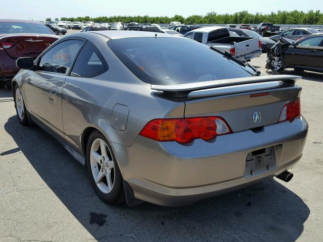 JH4DC53812C004193 - 2002 ACURA RSX CHARCOAL photo 3