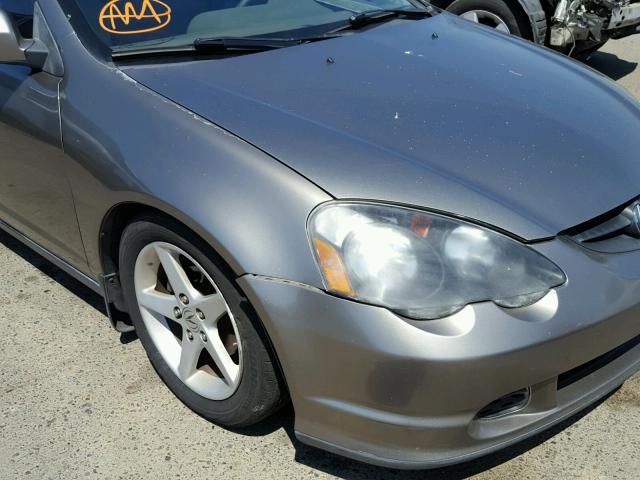 JH4DC53812C004193 - 2002 ACURA RSX CHARCOAL photo 9