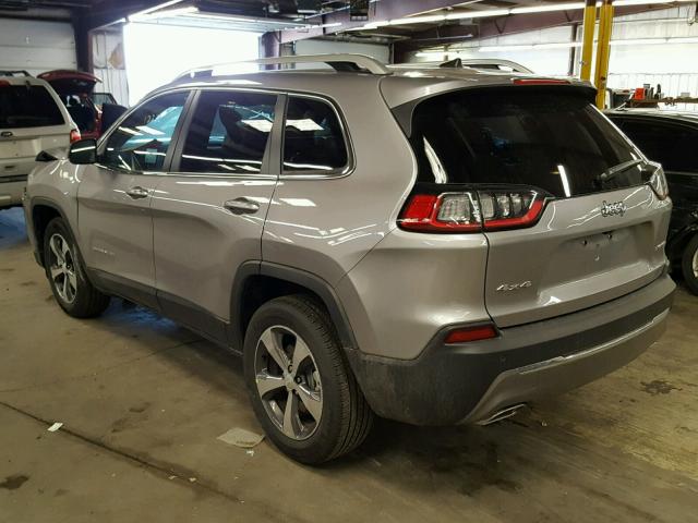 1C4PJMDX0KD166251 - 2019 JEEP CHEROKEE L GRAY photo 3